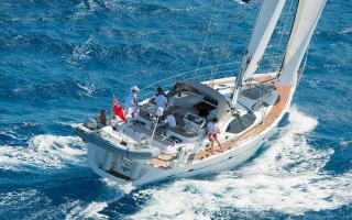 Oyster Brokerage Used Sailing Yachts For Sale Oyster 575 Tianelle Cruising In Action